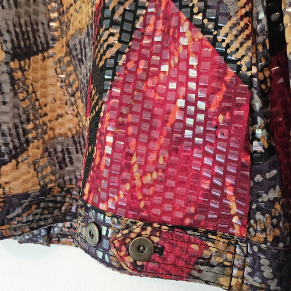 Ruby Rd. Multicolor Abstract Jacket - Picture 6 of 6